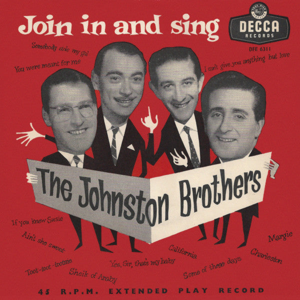 Johnston Brothers - Join In And Sing 42639 Vinyl Singles EP Vinyl Goed / Hoes Goed