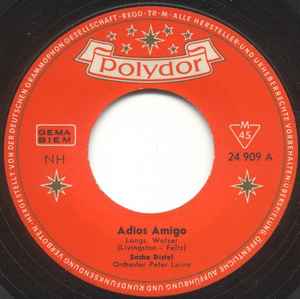 Sacha Distel - Adios Amigo 40093 Vinyl Singles Vinyl Goed / Hoes Goed