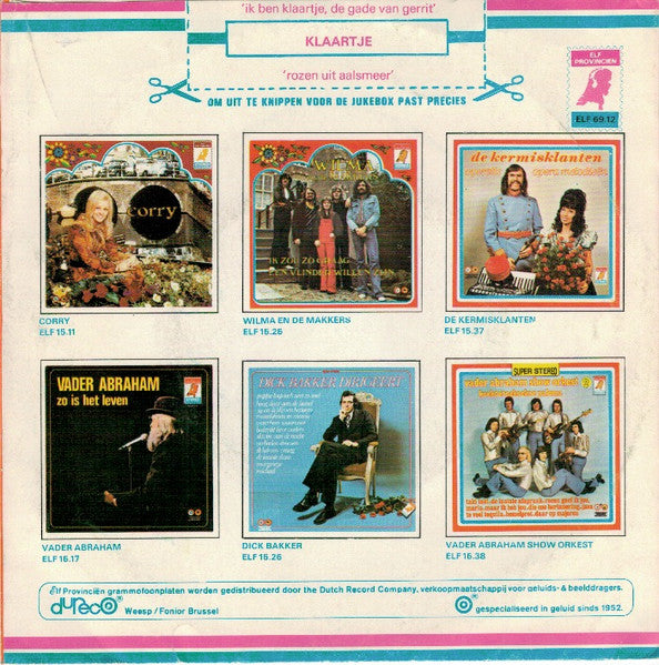 Klaartje - Ik Ben Klaartje, De Gade Van Gerrit 40358 Vinyl Singles Vinyl Goed / Hoes Goed