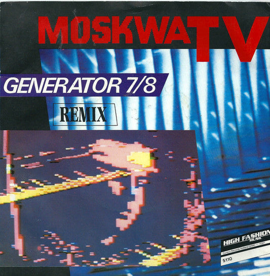 Moskwa TV - Generator 7/8 21969 Vinyl Singles Vinyl Goed / Hoes Goed