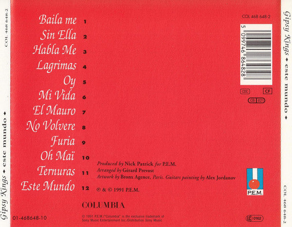 Gipsy Kings - Este Mundo (CD) 70595 Compact Disc Goede Staat