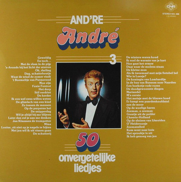 André van Duin - And're Andre 3 - 50 Onvergetelijke Liedjes (LP) Vinyl LP Vinyl Goed / Hoes Goed