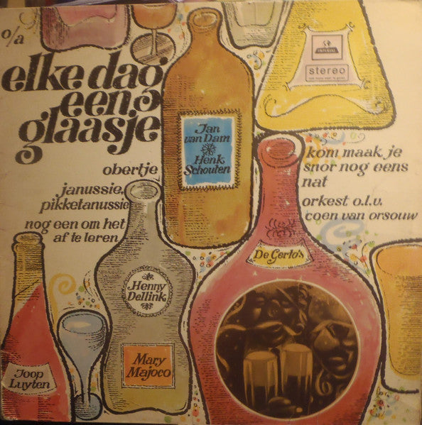 Various - Elke dag een glaasje (LP) 41383 Vinyl LP Vinyl Goed / Hoes Goed
