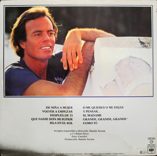 Julio Iglesias - De Nina A Mujer (LP) 46489 Vinyl LP Vinyl Goed / Hoes Goed