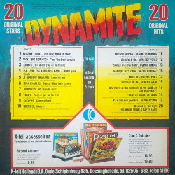 Various - Dynamite (LP) 43694 Vinyl LP Vinyl Goed / Hoes Goed