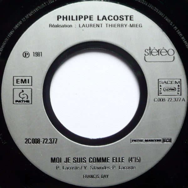 Philippe Lacoste – Moi, Je Suis Comme Elle 15199