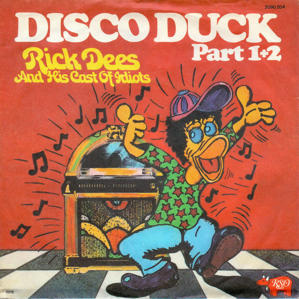 Rick Dees And His Cast Of Idiots - Disco Duck Part 1+2 27694 Vinyl Singles Vinyl Goed / Hoes Goed