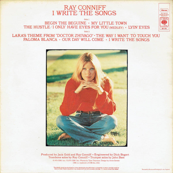 Ray Conniff - I Write The Songs (LP) 41833 Vinyl LP Vinyl Goed / Hoes Goed