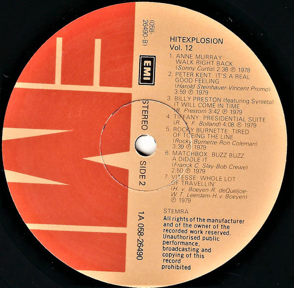 Various - Hit Explosion Vol. 12 (LP) Vinyl LP Vinyl Goed / Hoes Goed