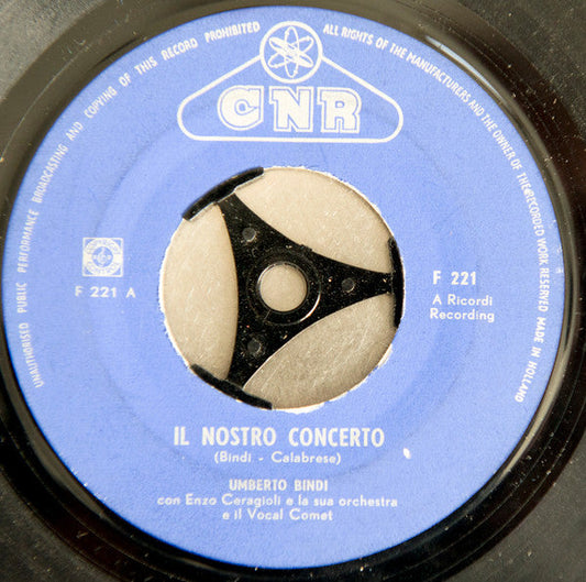 Umberto Bindi - Il Nostro Concerto 39782 Vinyl Singles Vinyl Goed / Hoes Generic