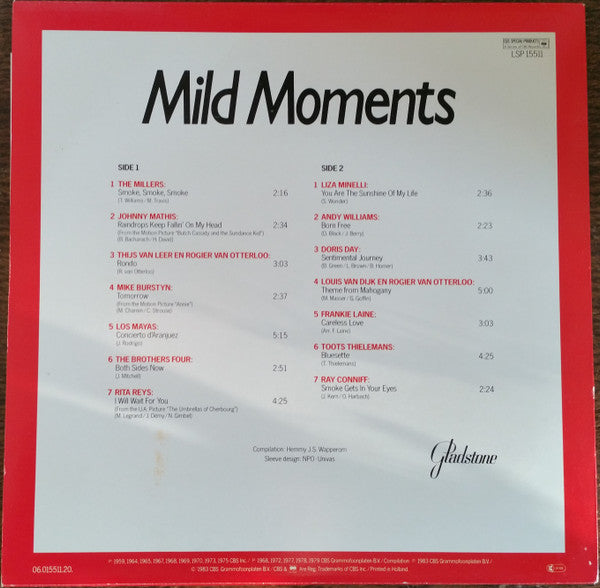 Various - Mild Moments (LP) 49647 Vinyl LP Vinyl Goed / Hoes Goed