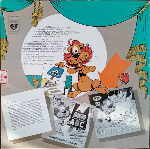 Ilja Gort - Met Loeki Door Het Veilig Verkeer (LP) 40878 Vinyl LP Vinyl Goed / Hoes Goed