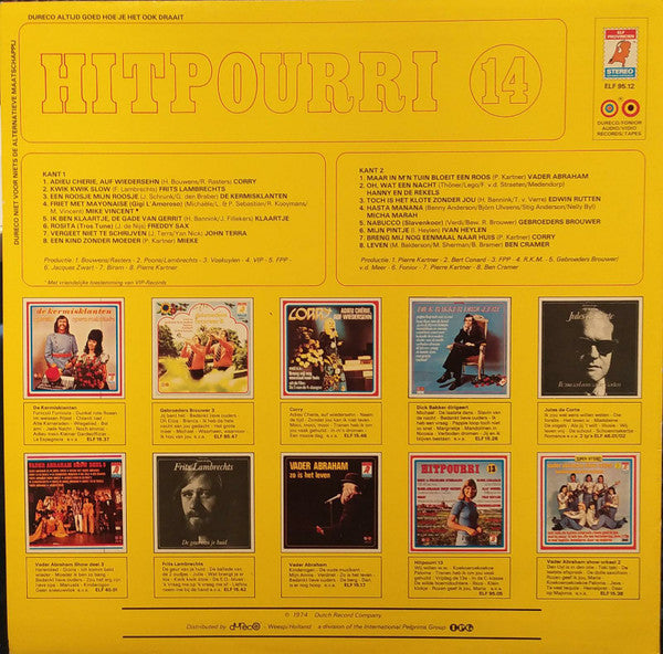 Various - Hitpourri 14 (LP) 40776 Vinyl LP Vinyl Goed / Hoes Goed