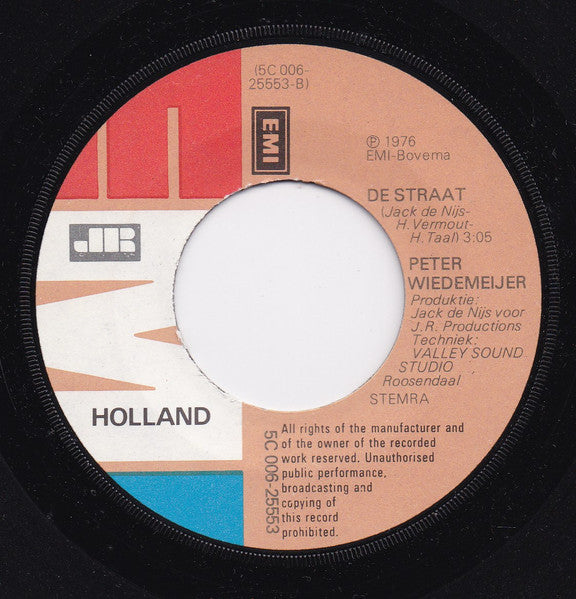 Peter Wiedemeijer - De Winters Waren Koud 31153 Vinyl Singles Vinyl Goed / Hoes Goed