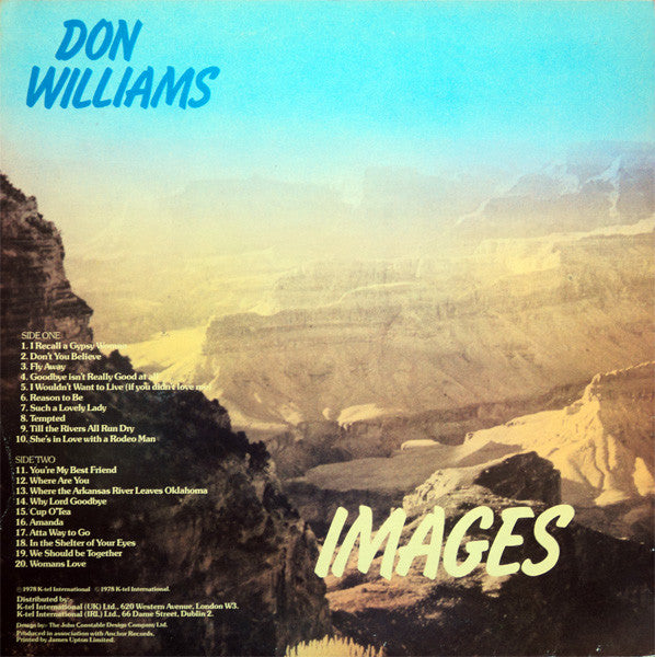 Don Williams - Images (LP) 49454 Vinyl LP Vinyl Goed / Hoes Goed