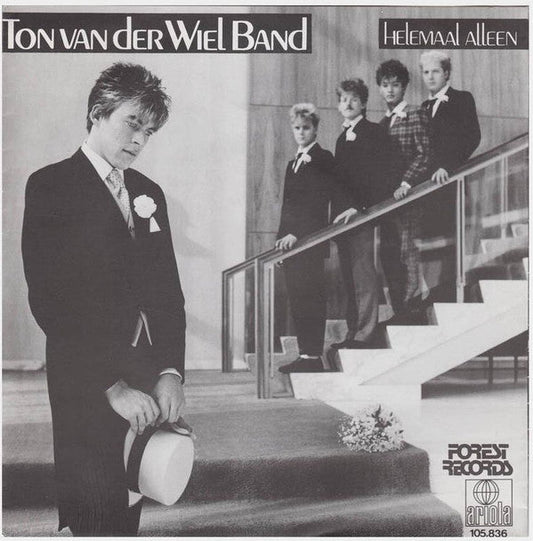 Ton Van Der Wiel Band - Helemaal Alleen 15238 Vinyl Singles Vinyl Goed / Hoes Goed