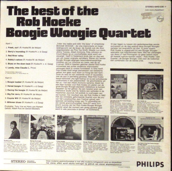 Rob Hoeke – Das Beste aus dem Rob Hoeke Boogie Woogie Quartet (LP) 49622