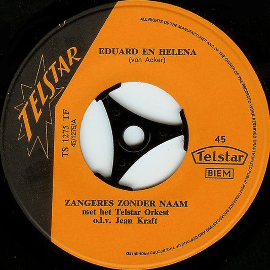 Zangeres Zonder Naam - Eduard En Helena 35752 Vinyl Singles Vinyl Goed / Hoes Generic