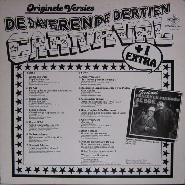 Various - De Daverende Dertien Carnaval + 1 Extra (LP) 51370 Vinyl LP Vinyl Goed / Hoes Goed