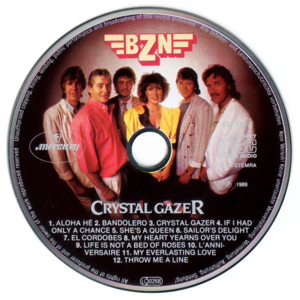 BZN - Crystal Gazer (CD) 70692 Compact Disc Goede Staat