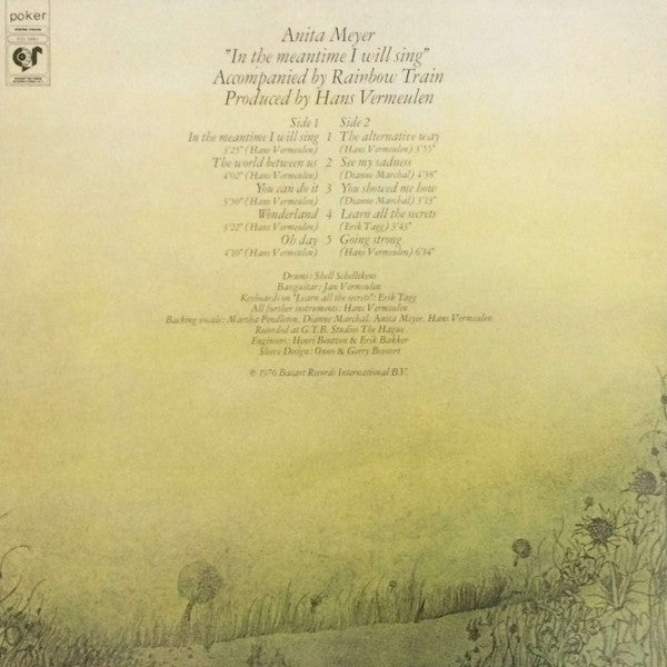 Anita Meyer - In The Meantime I Will Sing (LP) Vinyl LP Vinyl Zeer Goed / Hoesje Goed "VINYLSINGLES.NL"