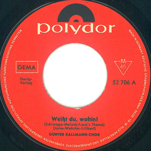 Günther Kallmann-Chor - Weißt Du Wohin 12541