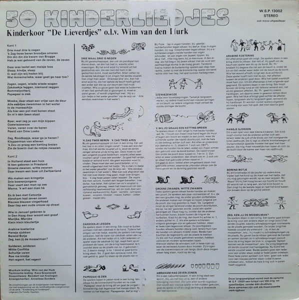 Kinderchor De Lieverdjes – Wer kommt mit (LP) 40560