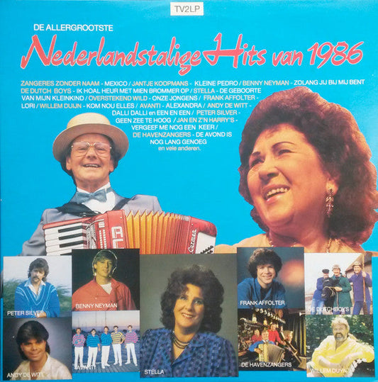 Various - Nederlandstalige Hits Van 1986 (LP) 52389 Vinyl LP Dubbel Vinyl Goed / Hoes Goed
