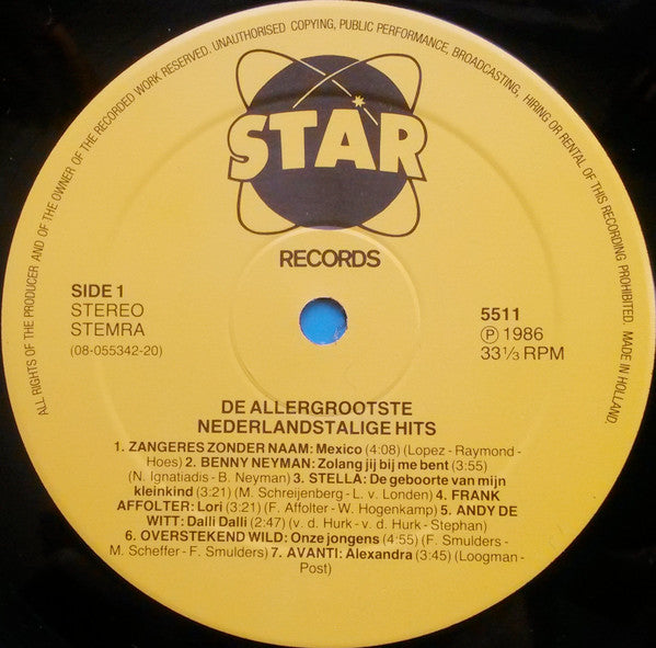 Various – Niederländische Hits von 1986 (LP)