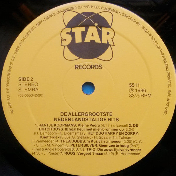 Various – Niederländische Hits von 1986 (LP)