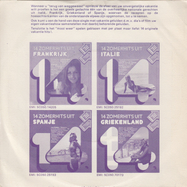 No Artist - Vakantie Geluiden 16449 Vinyl Singles Vinyl Goed / Hoes Goed