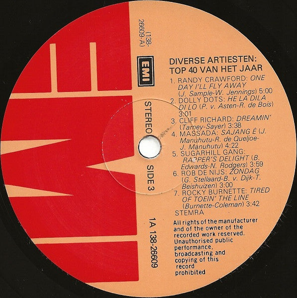 Various - Het Beste Uit De Top 40 Van Het Jaar (LP) 51763 Vinyl LP Dubbel Vinyl Goed / Hoes Zie Foto