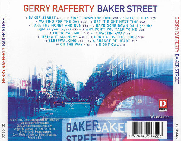 Gerry Rafferty - Baker Street (CD) Compact Disc Vinyl Goed / Hoes Goed