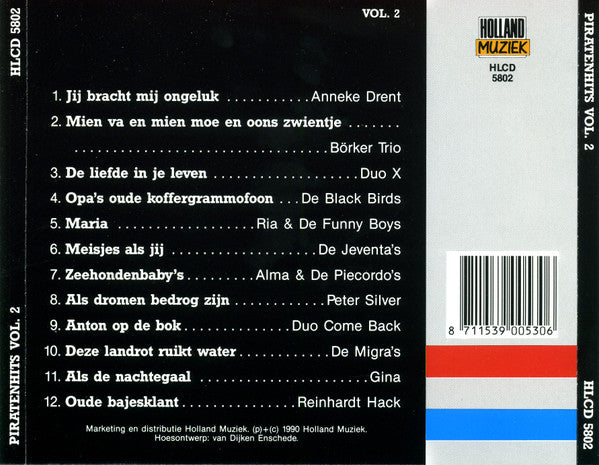 Various - Piraten Hits Vol. 2 (CD) Compact Disc Vinyl Goed / Hoes Goed