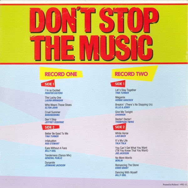 Various - Don't Stop The Music (LP) 51809 Vinyl LP Dubbel Vinyl Goed / Hoes Zie Foto