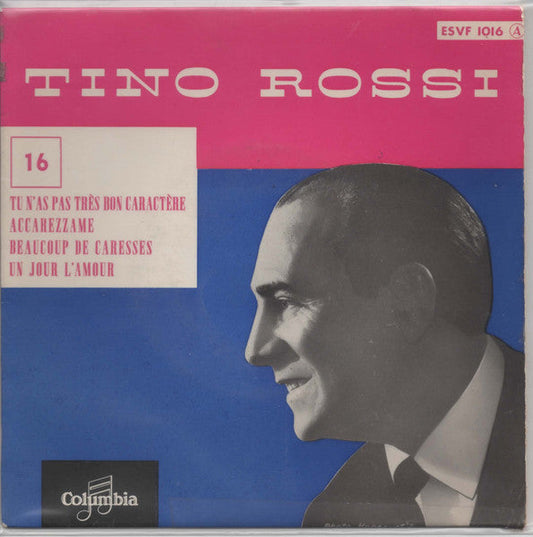 Tino Rossi - Tu N'as Pas Très Bon Caractère 32414 Vinyl Singles EP Vinyl Goed / Hoes Goed