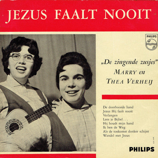 Zingende Zusjes - Jezus Faalt Nooit 25753 Vinyl Singles Vinyl Goed / Hoes Goed