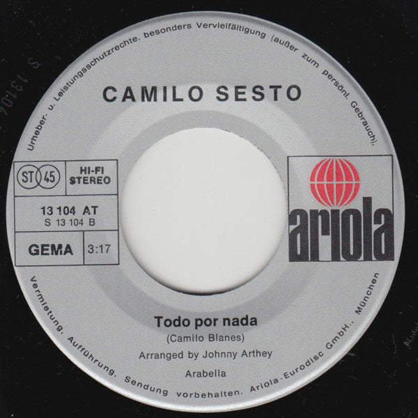 Camilo Sesto - Algo Mas 21801