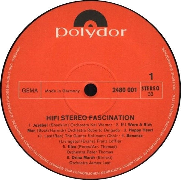 Various - Hi-Fi Stereo Fascinationv (LP) 41246 Vinyl LP Vinyl Goed / Hoes Goed