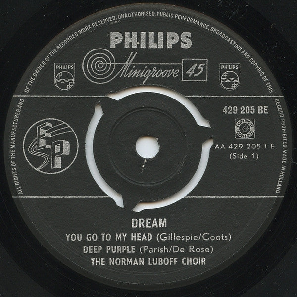 Norman Luboff Choir - Dream 33709 Vinyl Singles Vinyl Goed / Hoes Goed