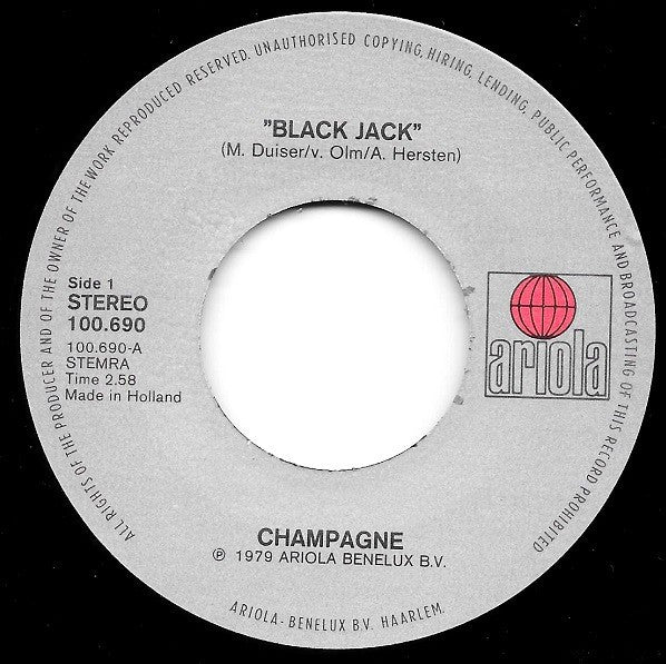 Champagner - Black Jack 05923