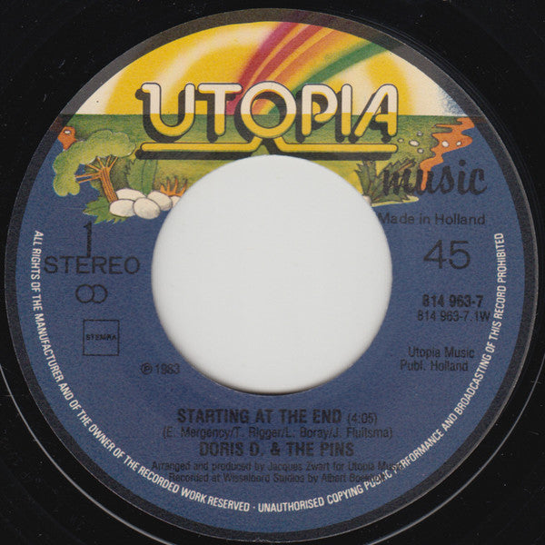 Doris D And The Pins - Starting At The End 29990 Vinyl Singles Vinyl Goed / Hoes Goed