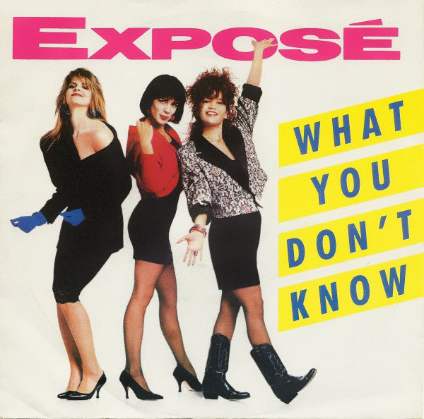 Exposé - What You Don't Know Vinyl Singles Vinyl Zeer Goed / Hoesje Goed "VINYLSINGLES.NL"