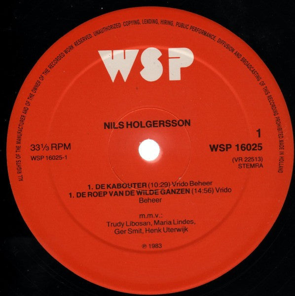 Selma Lagerlöf – Nils Holgersson – Teil 1 (LP) 51361