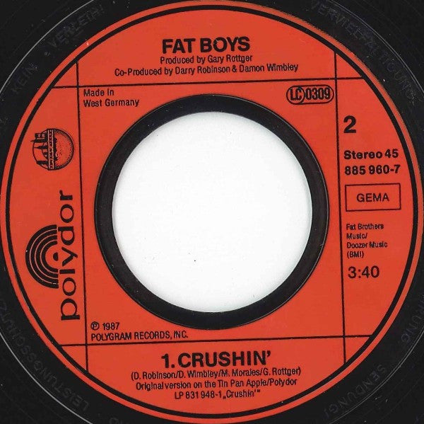 Fat Boys And The Beach Boys - Wipeout 21267