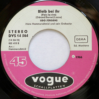 Udo Jürgens - Sag Mir Wie 39997 Vinyl Singles Vinyl Goed / Hoes Generic