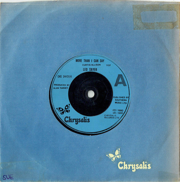 Leo Sayer - More Than I Can Say 38973 Vinyl Singles Vinyl Goed / Hoes Goed