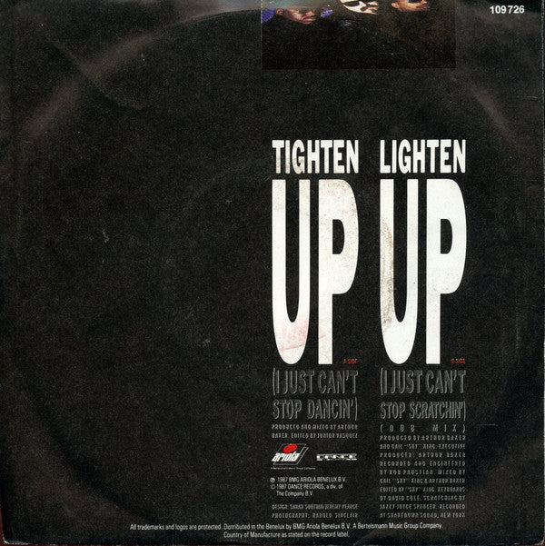 Wally Jump Jr & The Criminal Element - Tighten Up (I Just Can't Stop Dancin') 22392 Vinyl Singles Vinyl Goed / Hoes Goed