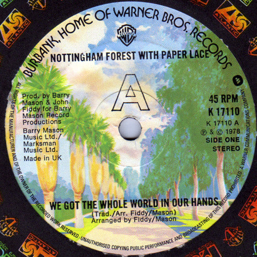 Nottingham Forest With Paper Lace - We Got The Whole World In Our Hands 22743 Vinyl Singles Vinyl Goed / Hoes Generic