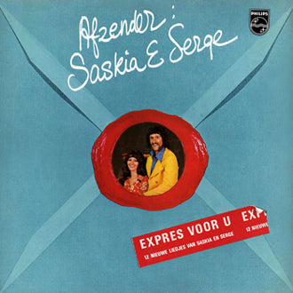 Saskia & Serge - Expres Voor U (LP) 48451 Vinyl LP Vinyl Goed / Hoes Goed